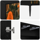 TV-skab ZAANDAM 69 x 33 x 50,5 cm Sort eg Konstrueret træ