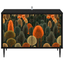 TV-skab ZAANDAM 69 x 33 x 50,5 cm Sort eg Konstrueret træ
