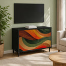 TV-skab BONN 69 x 33 x 50,5 cm Sort eg Konstrueret træ