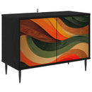 TV-skab BONN 69 x 33 x 50,5 cm Sort eg Konstrueret træ