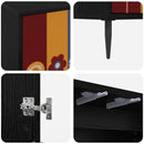 TV-skab ESSEN 69 x 33 x 50,5 cm Sort eg Konstrueret træ