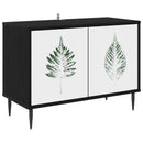 TV-skab HANAU 69 x 33 x 50,5 cm Sort eg Konstrueret træ