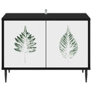 TV-skab HANAU 69 x 33 x 50,5 cm Sort eg Konstrueret træ