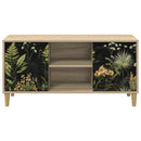 TV-skab RHENEN 102 x 33 x 50 cm Sonoma-eg Konstrueret træ