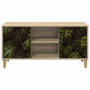 TV-skab ELBURG 102 x 33 x 50 cm Sonoma-eg Konstrueret træ