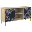 TV-skab DOKKUM 102 x 33 x 50 cm Sonoma-eg Konstrueret træ
