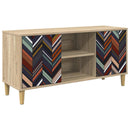 TV-skab OMMEN 102 x 33 x 50 cm Sonoma-eg Konstrueret træ