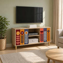 TV-skab ESSEN 102 x 33 x 50 cm Sonoma-eg Konstrueret træ