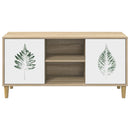 TV-skab HANAU 102 x 33 x 50 cm Sonoma-eg Konstrueret træ