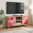 TV-skab AACHEN 102 x 33 x 50 cm Sonoma-eg Konstrueret træ