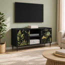 TV-skab RHENEN 102 x 33 x 51 cm Sort eg Konstrueret træ