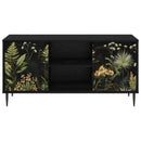 TV-skab RHENEN 102 x 33 x 51 cm Sort eg Konstrueret træ