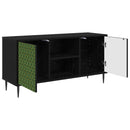 TV-skab GELEEN 102 x 33 x 51 cm Sort eg Konstrueret træ