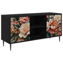 TV-skab BORNE 102 x 33 x 51 cm Sort eg Konstrueret træ