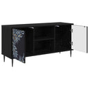 TV-skab DOKKUM 102 x 33 x 51 cm Sort eg Konstrueret træ