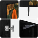 TV-skab ZAANDAM 102 x 33 x 51 cm Sort eg Konstrueret træ