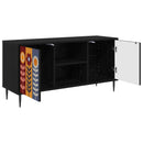 TV-skab ESSEN 102 x 33 x 51 cm Sort eg Konstrueret træ