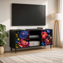 TV-skab KIEL 102 x 33 x 51 cm Sort eg Konstrueret træ