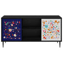 TV-skab MAINZ 102 x 33 x 51 cm Sort eg Konstrueret træ