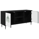 TV-skab HANAU 102 x 33 x 51 cm Sort eg Konstrueret træ