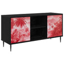 TV-skab AACHEN 102 x 33 x 51 cm Sort eg Konstrueret træ