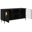 TV-skab BREMEN 102 x 33 x 51 cm Sort eg Konstrueret træ