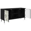 TV-skab GOTHA 102 x 33 x 51 cm Sort eg Konstrueret træ