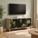 TV-skab RHENEN 102 x 33 x 50 cm Sonoma-eg Konstrueret træ
