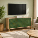 TV-skab GELEEN 102 x 33 x 50 cm Sonoma-eg Konstrueret træ