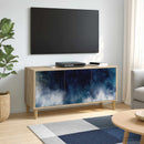 TV-skab RAALTE 102 x 33 x 50 cm Sonoma-eg Konstrueret træ