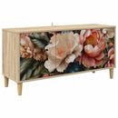TV-skab BORNE 102 x 33 x 50 cm Sonoma-eg Konstrueret træ