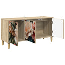 TV-skab BORNE 102 x 33 x 50 cm Sonoma-eg Konstrueret træ