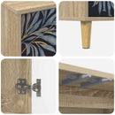 TV-skab DOKKUM 102 x 33 x 50 cm Sonoma-eg Konstrueret træ