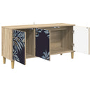 TV-skab DOKKUM 102 x 33 x 50 cm Sonoma-eg Konstrueret træ