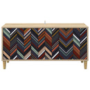 TV-skab OMMEN 102 x 33 x 50 cm Sonoma-eg Konstrueret træ