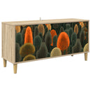 TV-skab ZAANDAM 102 x 33 x 50 cm Sonoma-eg Konstrueret træ