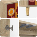 TV-skab ESSEN 102 x 33 x 50 cm Sonoma-eg Konstrueret træ