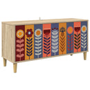 TV-skab ESSEN 102 x 33 x 50 cm Sonoma-eg Konstrueret træ