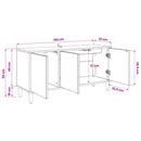 TV-skab ESSEN 102 x 33 x 50 cm Sonoma-eg Konstrueret træ