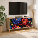 TV-skab KIEL 102 x 33 x 50 cm Sonoma-eg Konstrueret træ