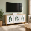 TV-skab HANAU 102 x 33 x 50 cm Sonoma-eg Konstrueret træ