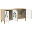 TV-skab HANAU 102 x 33 x 50 cm Sonoma-eg Konstrueret træ