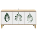 TV-skab HANAU 102 x 33 x 50 cm Sonoma-eg Konstrueret træ