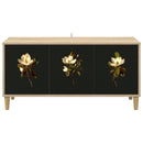 TV-skab BREMEN 102 x 33 x 50 cm Sonoma-eg Konstrueret træ