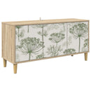 TV-skab GOTHA 102 x 33 x 50 cm Sonoma-eg Konstrueret træ