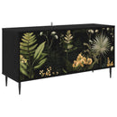 TV-skab RHENEN 102 x 33 x 51 cm Sort eg Konstrueret træ