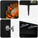 TV-skab LOCHEM 102 x 33 x 51 cm Sort eg Konstrueret træ