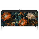 TV-skab LOCHEM 102 x 33 x 51 cm Sort eg Konstrueret træ