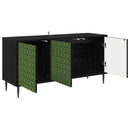 TV-skab GELEEN 102 x 33 x 51 cm Sort eg Konstrueret træ