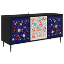 TV-skab MAINZ 102 x 33 x 51 cm Sort eg Konstrueret træ